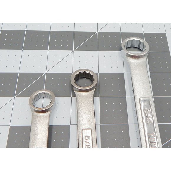 Craftsman Combination Wrenches SAE Set of 3 Forged in USA VV Series - Picture 4 of 7